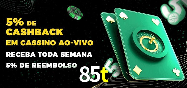 Promoções do cassino ao Vivo 85t